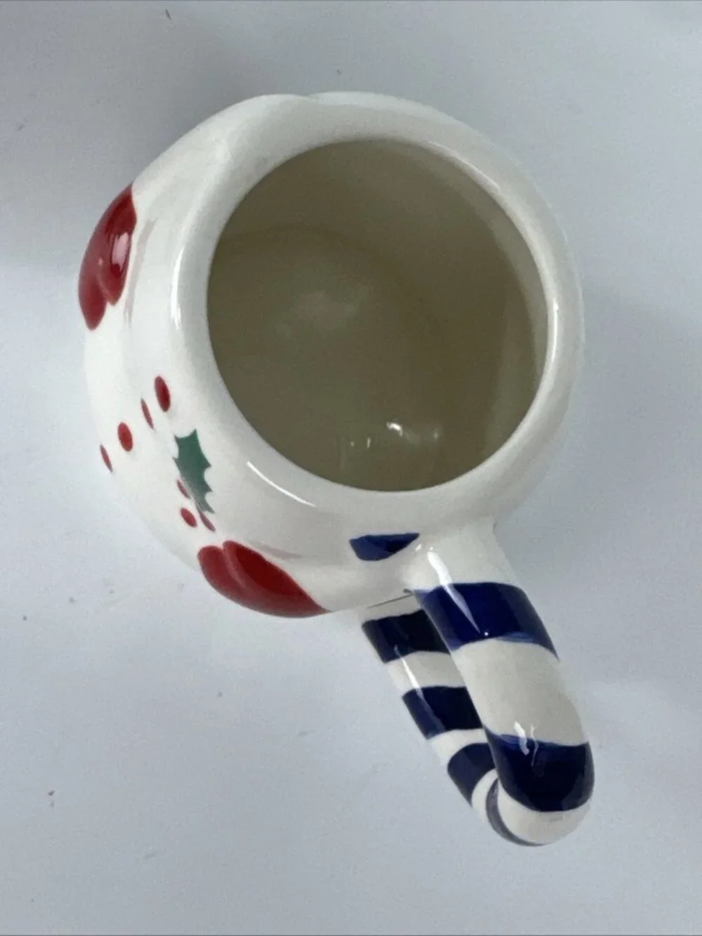 Temptations Snowman Red Hat Ceramic 12oz Mug holiday Christmas decor cup